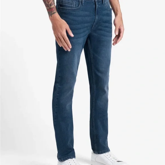 Kenneth Cole Today is your day SLIM-FIT RECYCLED STRETCH DENIM JEANS Size 44X30 - Picture 4 of 12